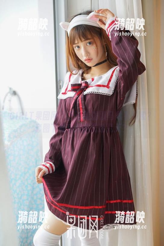 GIRLT果团网 - 王语纯的双马尾有多撩？套图下载后你能沉迷几天？