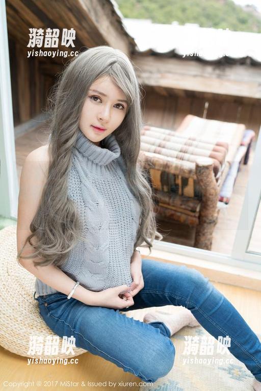 MiStar魅妍社 - 陈雅漫VICKY的双马尾吸引了我的目光，美图中藏着壁纸的无尽故事！