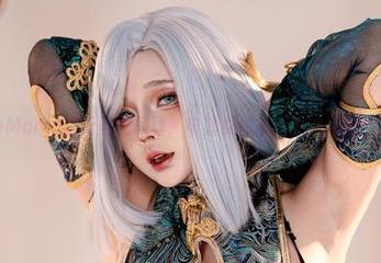 SayoMomo的无圣光写真，申鹤女神的清新气息要被抢走了